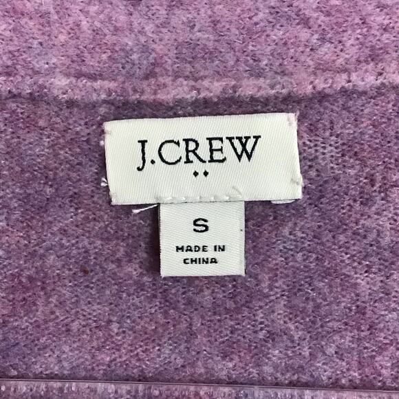 J. Crew Open Front Cardigan Sweater Super Soft Yarn Orchid Lavender Lilac sz S - Picture 6 of 8